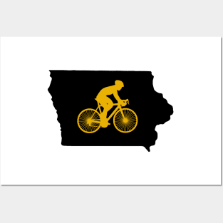 Iowa Bike IA Iowa Hawkeye Colors Posters and Art